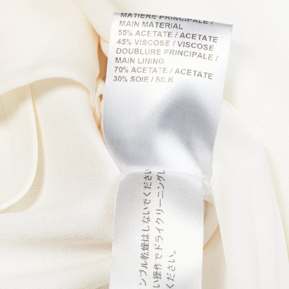 Chloe "Milk" Iconic Crepe Bell-Sleeve Open-Front Blazer - Picture 10 of 11